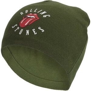 Rolling Stones Olive Hat with Red Logo